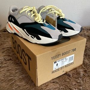 Adidas Yeezy Boost 700 Wave Runner in Solid Gray, Chalk White, Core Black